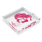 JOKERS FACTORYのLIPSTICK ON YOUR COLLAR Acrylic Block :placed flat