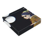 お寿司の真珠の耳飾りのサングラス少女 -girl with a pearl earring & sunglasses- アクリルブロックの平置き