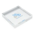 YUKULALAのhibiscus Acrylic Block :placed flat