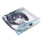 らくらのさぶかるちゃん Acrylic Block :placed flat