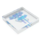 綾錦工房 りこりすの曼珠沙華 - 朧【月光】 Acrylic Block :placed flat