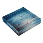 鯨窓机(第二極地観測所)の“ショートケーキ・エアライン” Acrylic Block :placed flat
