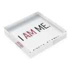 grayish black houseのI AM ME. Acrylic Block :placed flat