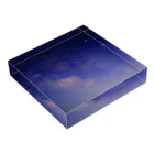 M.F.PhotoのMilkyway（天の川銀河） Acrylic Block :placed flat