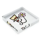 園芸大好きどんちゃんねるオリジナルの園芸大好き看護師どんちゃんねる Acrylic Block :placed flat