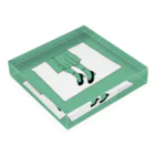 kadatiのふくとくつ Acrylic Block :placed flat