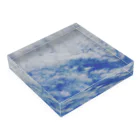 shizukusanの棚の雲 Acrylic Block :placed flat