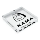 TeaKeyのKAMA アクリルブロックの平置き