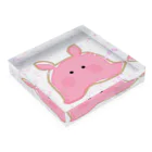 なこちゆるキャラショップのメンダコちゃん Acrylic Block :placed flat