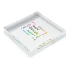 Happiness Reptiles 【ハピレプ】の爬虫類 ゲッコー  Acrylic Block :placed flat