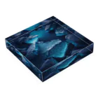 AIアートのアクリルブロック屋の流氷 Acrylic Block :placed flat