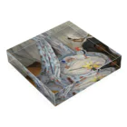SONOTENI-ARTの004-028　クロード・モネ　『ゆりかご-画家の息子ジャンとカミーユ』　アクリルブロック アクリルブロックの平置き