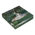 SONOTENI-ARTの012-002　エドゥアール・マネ　『庭のモネ一家』　アクリルブロック Acrylic Block :placed flat