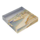 SONOTENI-ARTの025-002　ポール・シニャック　『カシスの桟橋』　アクリルブロック Acrylic Block :placed flat