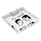 jirokichi’s shopのBest Friend Acrylic Block :placed flat