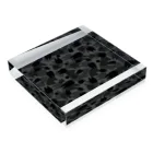 KAAK studioのTooth camo/Jet-Black Acrylic Block :placed flat