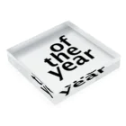 june29のof the year Acrylic Block :placed flat