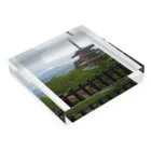 神野 光一の富士山と五重塔 Acrylic Block :placed flat