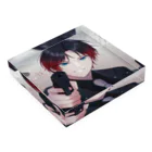 ざっく(zack)@引っ越し中につき配信✖️のZackグッズ Acrylic Block :placed flat