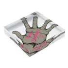 BAD FACTORYのHAND!! Acrylic Block :placed flat