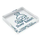 SU-KUのSlump Rabbit Acrylic Block :placed flat