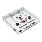 豆つぶのshiba-inu fanciers(白柴) Acrylic Block :placed flat