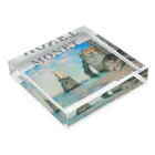 MUGEN ARTのモネ　エトルタの断崖  Claude Monet Acrylic Block :placed flat