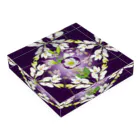 idumi-artの花曼荼羅💜クラウンチャクラ Acrylic Block :placed flat