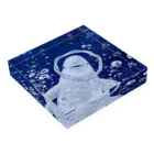 ラシマ工房の「 bubbles 7」 Acrylic Block :placed flat