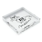 mi gatosのおしゃれねこ Acrylic Block :placed flat