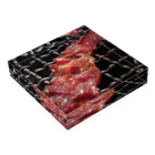 脂身通信Ｚの【フルグラフィック】焼肉♪230503 Acrylic Block :placed flat