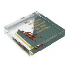 BAD FACTORYの“Suffering of the Invisible Man” Acrylic Block :placed flat