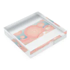 ふしぎな絵のINTO Acrylic Block :placed flat