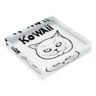 TAKE-TONのKOWAii Acrylic Block :placed flat