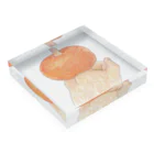 やぶのMIKAN RING Acrylic Block :placed flat