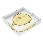 親鳥えぬのゆるいひよこ Acrylic Block :placed flat