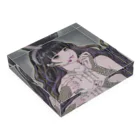 MIORI STOREのアイドルちゃん(黒) Acrylic Block :placed flat