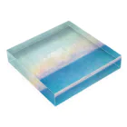 百瀬月絵の海 Acrylic Block :placed flat