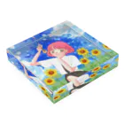 そらはる1の夏のサブカル女子 Acrylic Block :placed flat