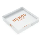 FUNNY JOKESのHERBS-ハーブ- Acrylic Block :placed flat