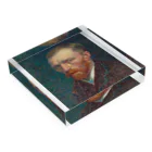 Art Institute ChicagoのSelf-Portrait, 1887 | Vincent van Gogh Acrylic Block :placed flat