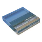 でおきしりぼ子の実験室の夏の日ー海バージョン Acrylic Block :placed flat