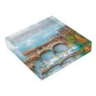 Aya FujiiのRiver Avon dressed up in autumn Acrylic Block :placed flat