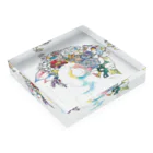 イロガミのブーケのイロガミのブーケ Acrylic Block :placed flat