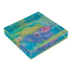 onmycolorの楽描き店のはこぷく代さん　(小物) Acrylic Block :placed flat