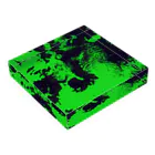 FLUORESCENCE のWOLF LIGHTGREEN Acrylic Block :placed flat