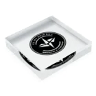 akabeco shoppingのBLACK EYE Acrylic Block :placed flat