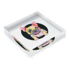 Buhi-BuhiのBuhi-Buhi：水彩画風 Acrylic Block :placed flat