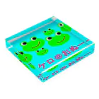 ケロケロ🐸おぬーさん💕のケロケロ＠おぬーさん Acrylic Block :placed flat