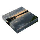 🇯🇵Ichigoichie 苺いち絵の#2 At twilight -rice field Acrylic Block :placed flat